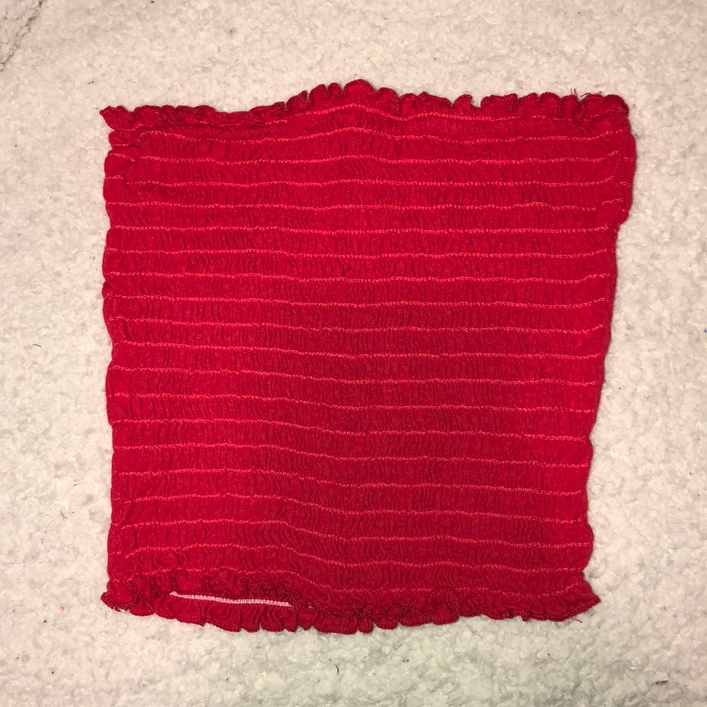 Cropped tube top